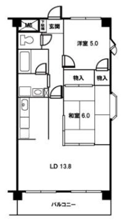 グリュンネベルクTAKANOの物件間取画像